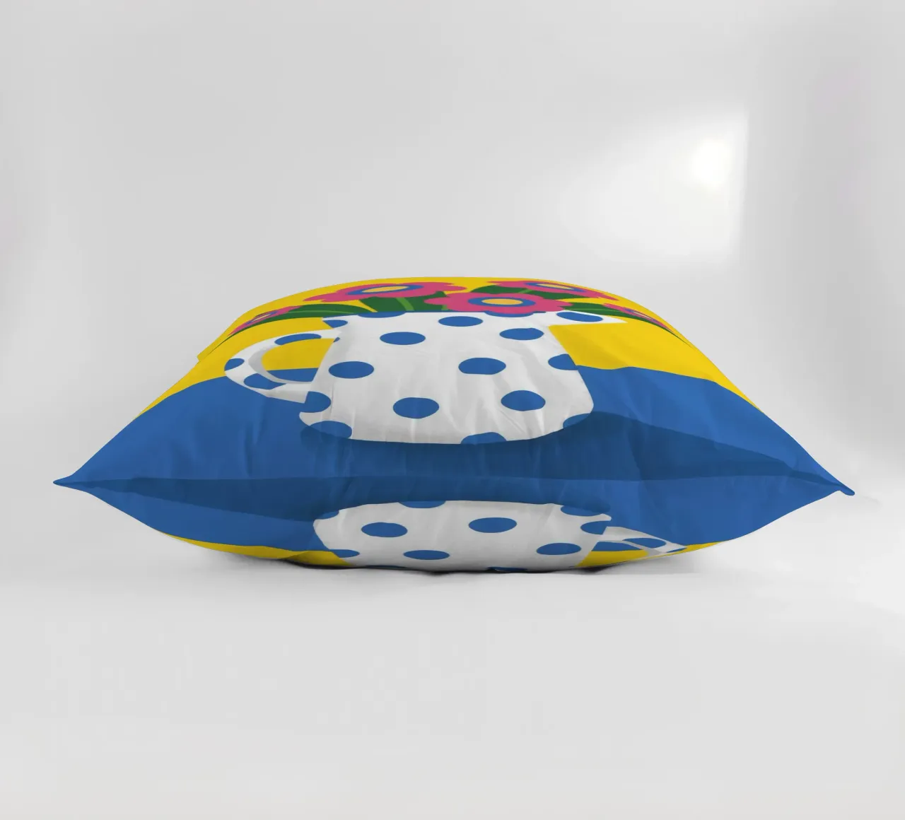 Fiore a pois Pop cuscino da Terra Tone
