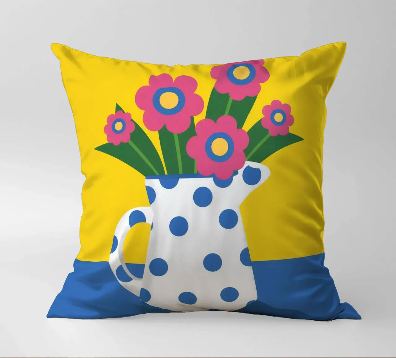 Fiore a pois Pop cuscino da Terra Tone