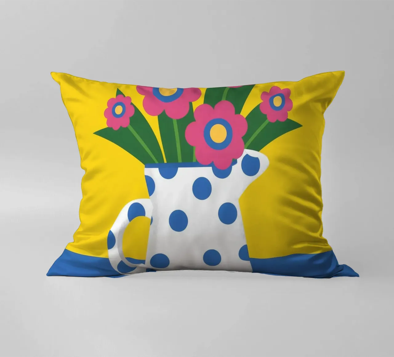 Fiore a pois Pop cuscino da Terra Tone