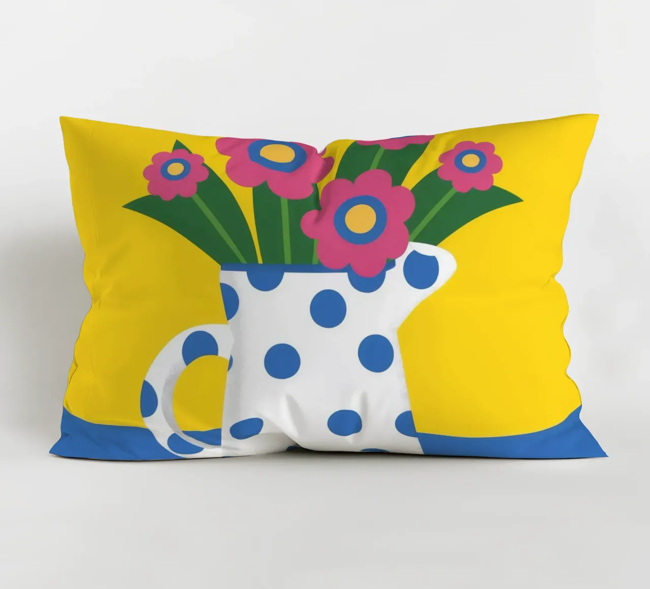 Fiore a pois Pop cuscino da Terra Tone