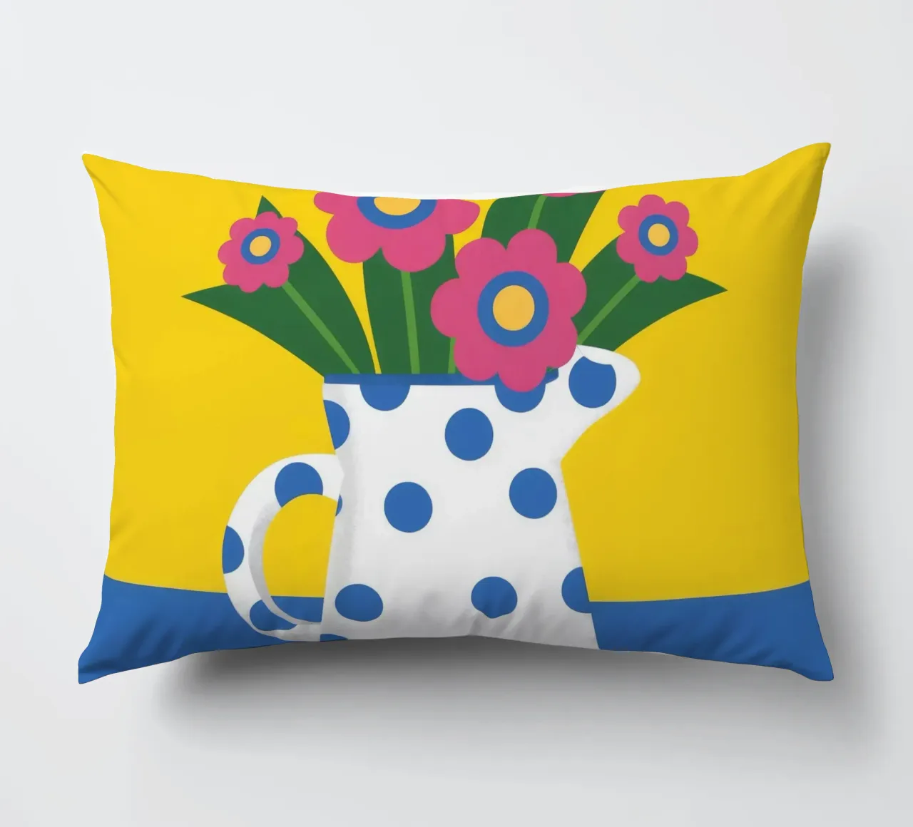 Fiore a pois Pop cuscino da Terra Tone