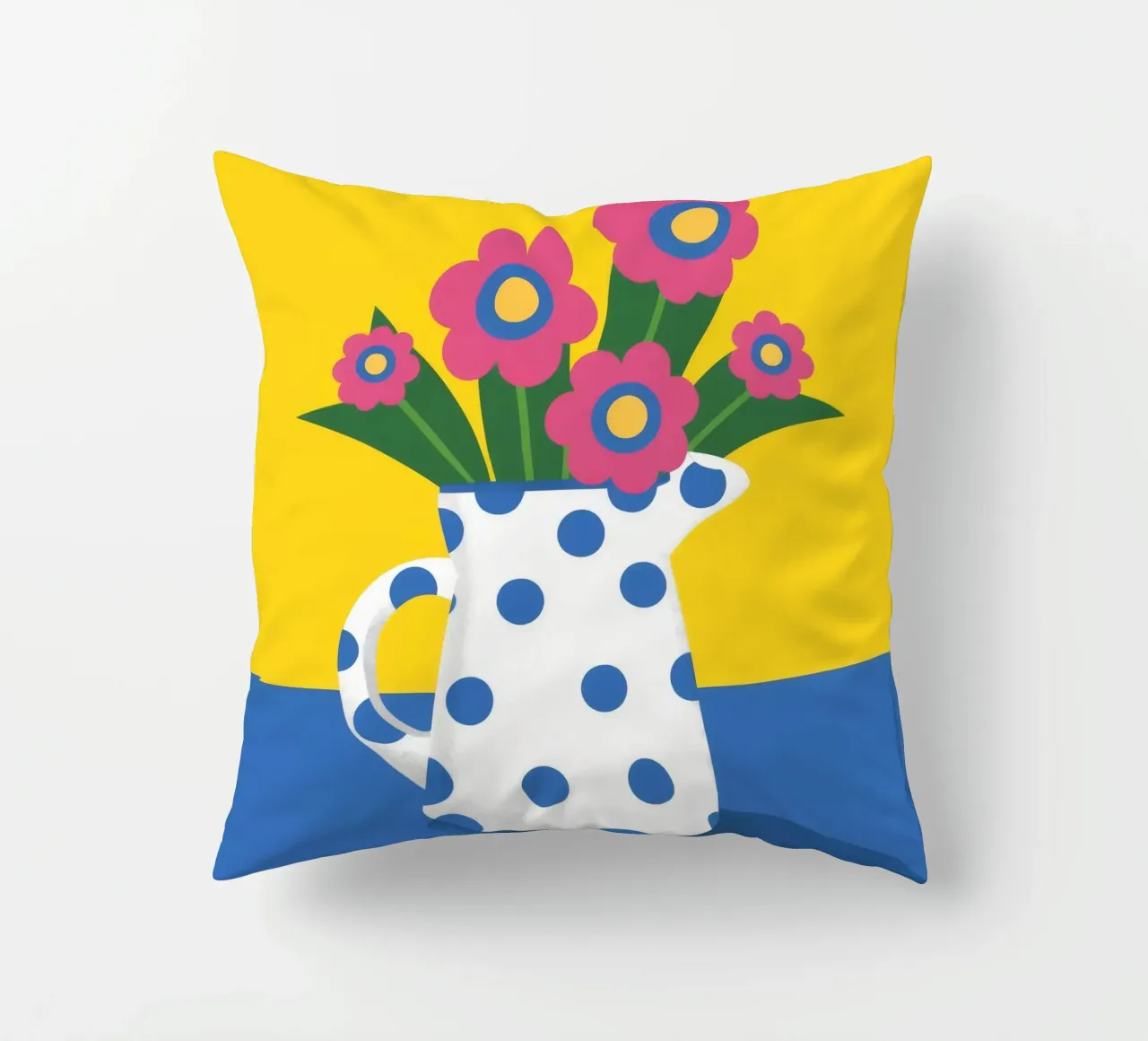 Fiore a pois Pop cuscino da Terra Tone