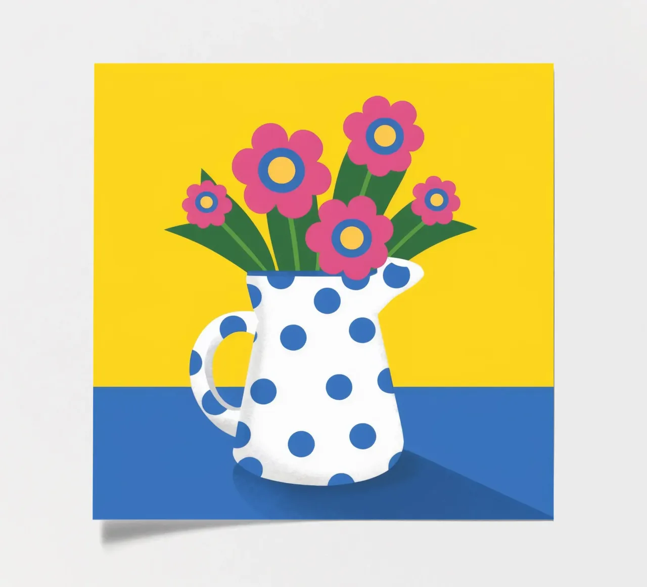 Polka Dot Flower Pop sticker sheet by Terra Tone
