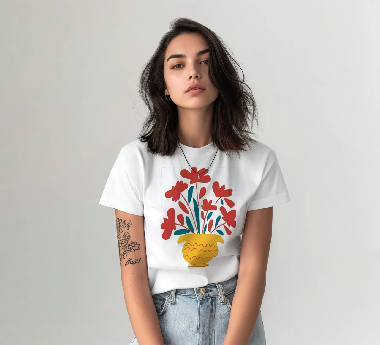 Vaso di vimini Radiance t-shirt da Terra Tone