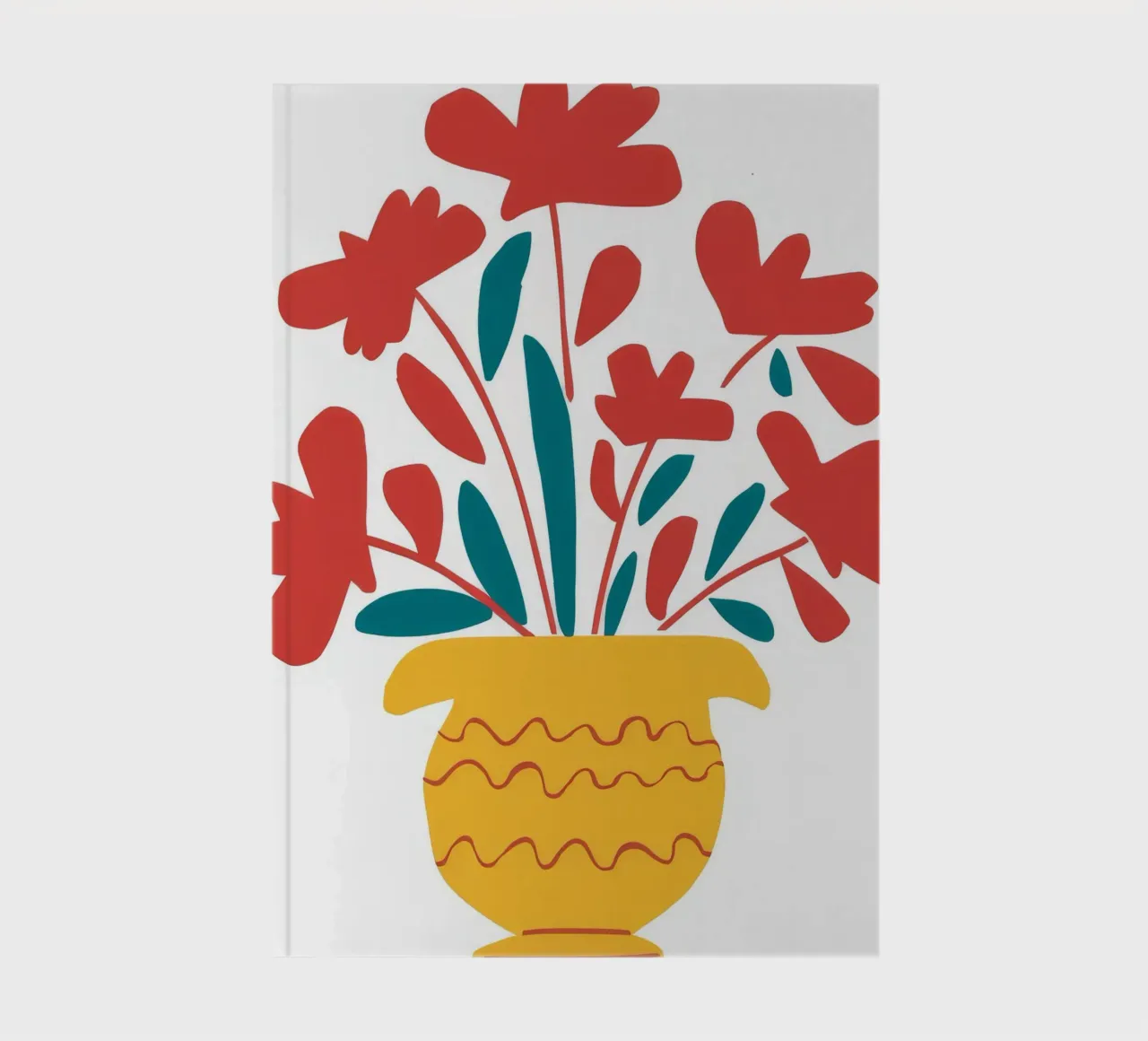 Wicker vase Radiance notebook by Terra Tone