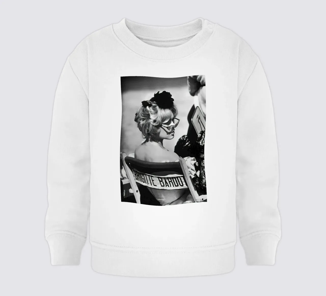 Brigitte Bardot sul set felpa neonato da hite Shop