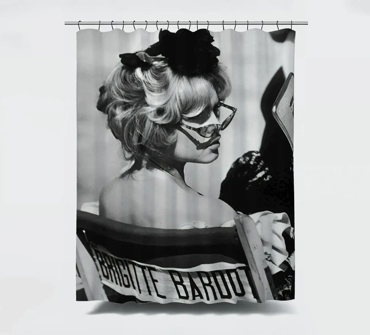 Brigitte Bardot sul set tenda da doccia da hite Shop