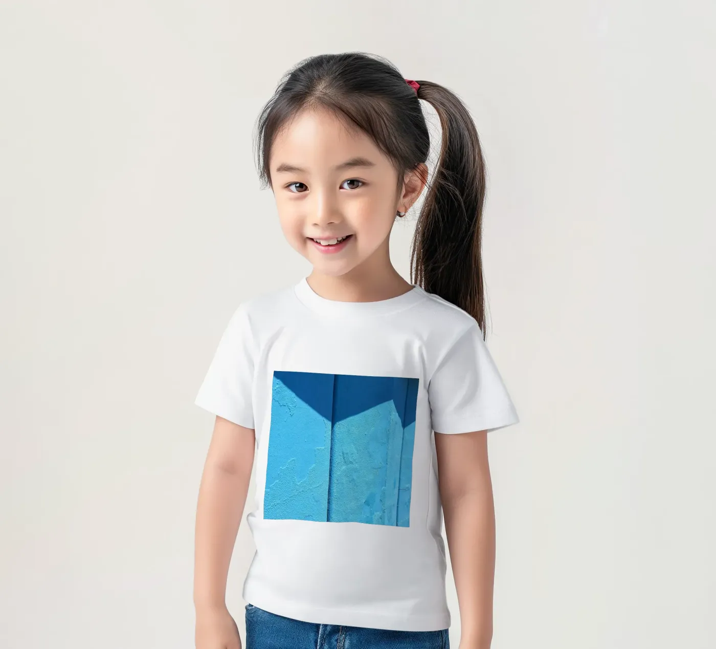 wall shadow t-shirt bambini da Bleu