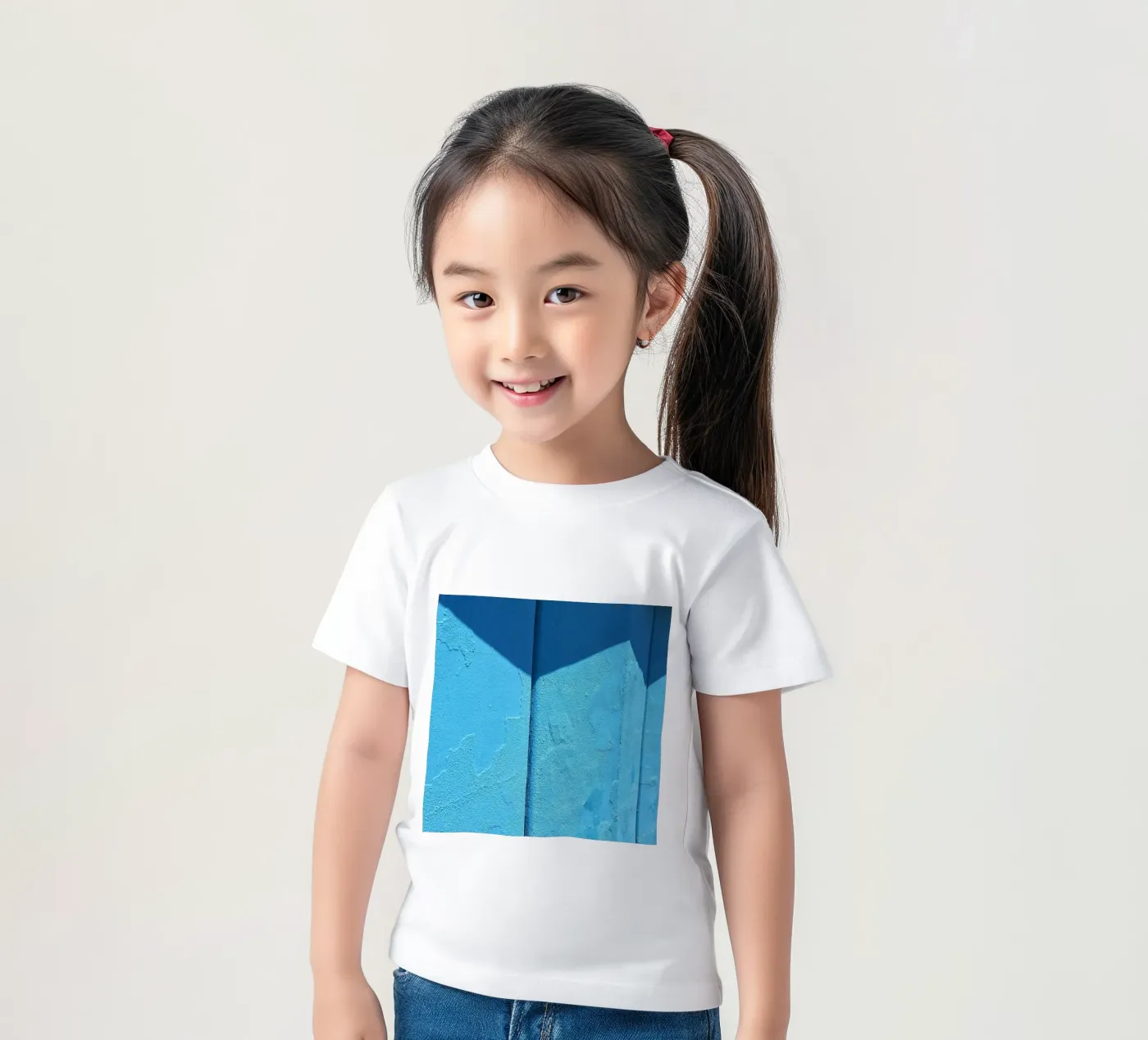 wall shadow t-shirt bambini da Bleu