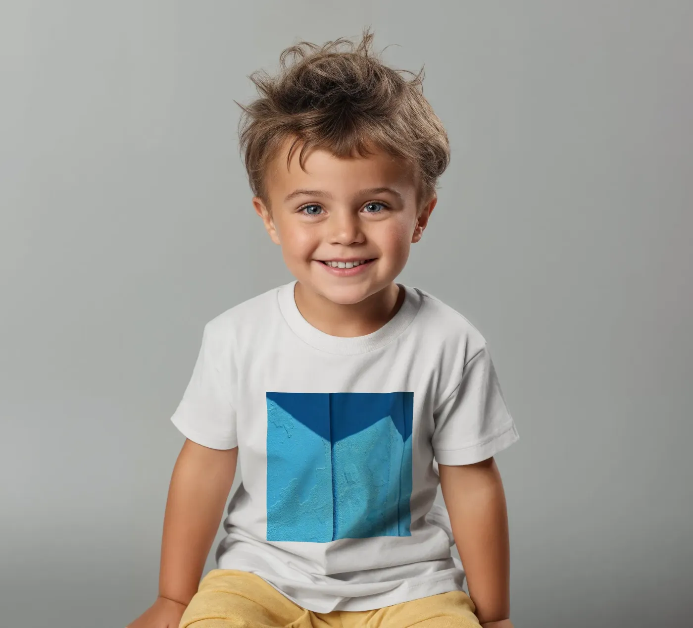 wall shadow t-shirt bambini da Bleu
