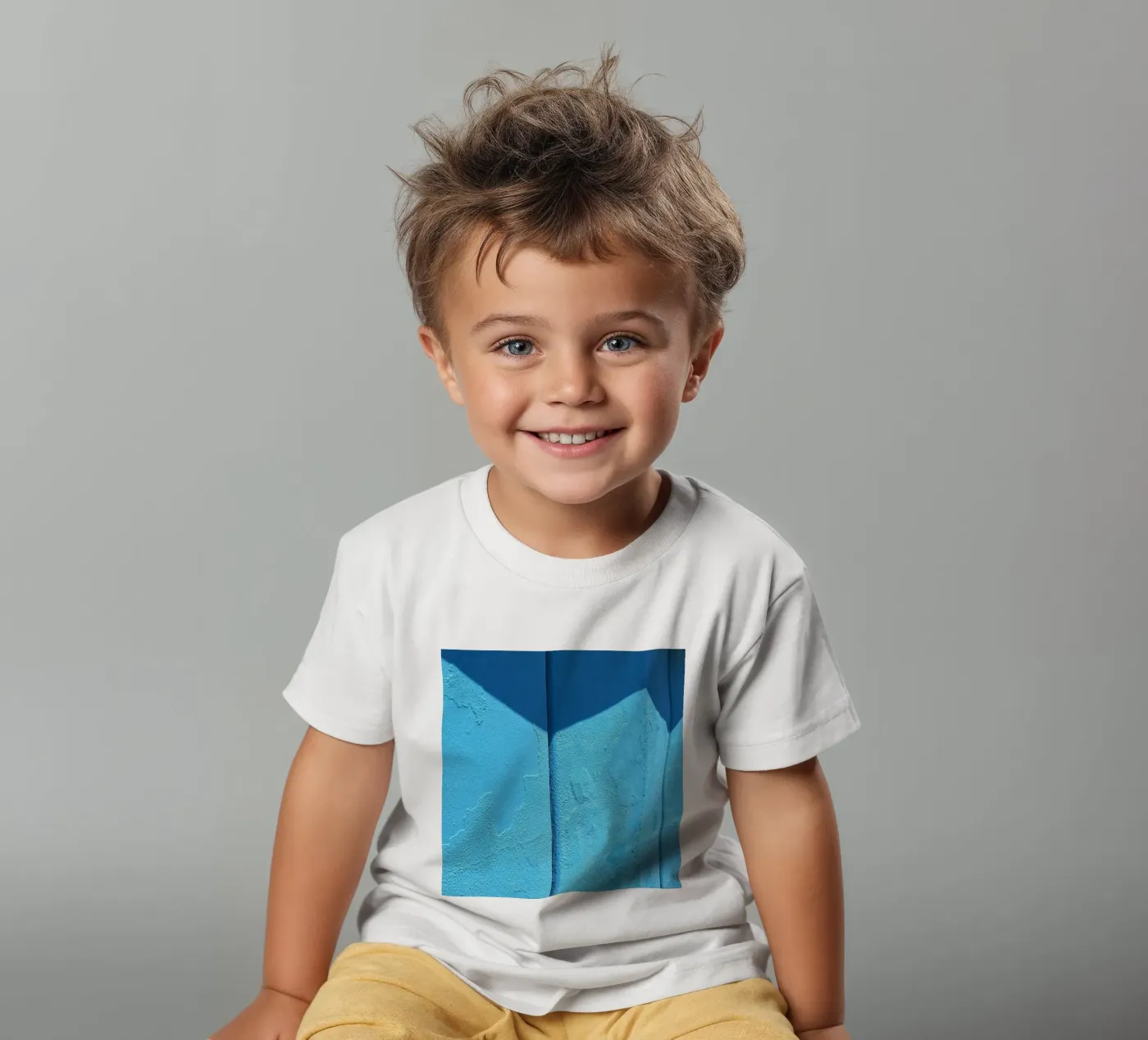 wall shadow t-shirt bambini da Bleu