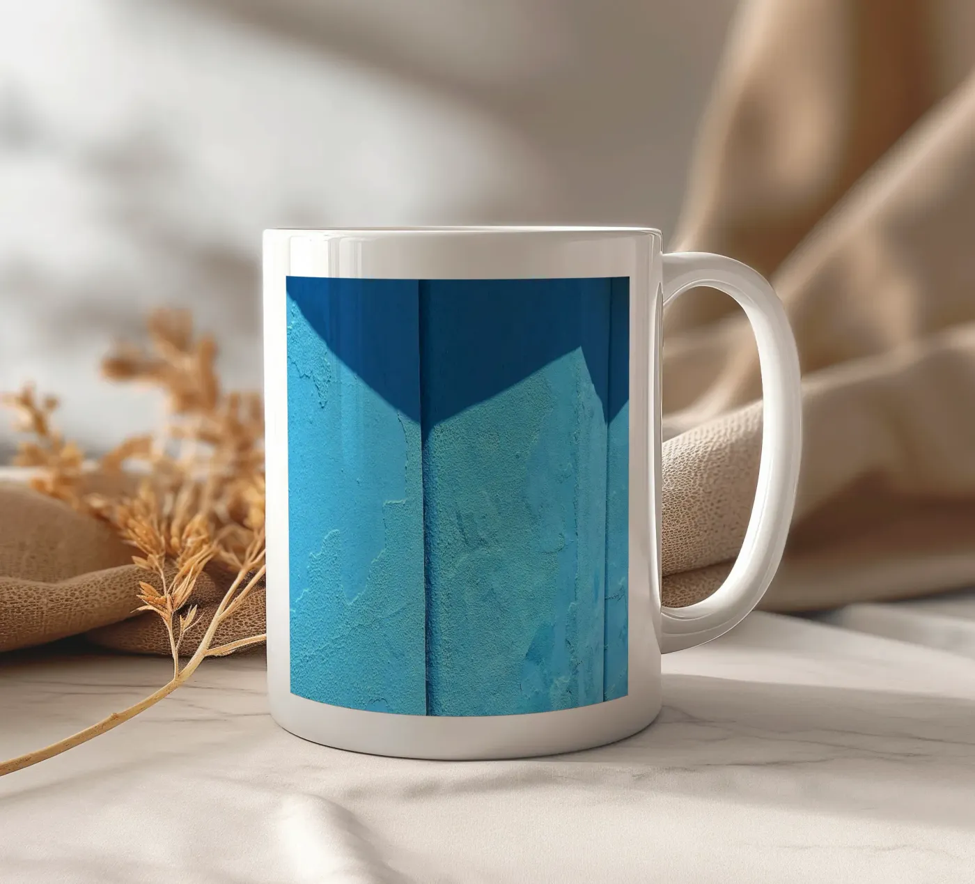 wall shadow ceramic mug by Bleu
