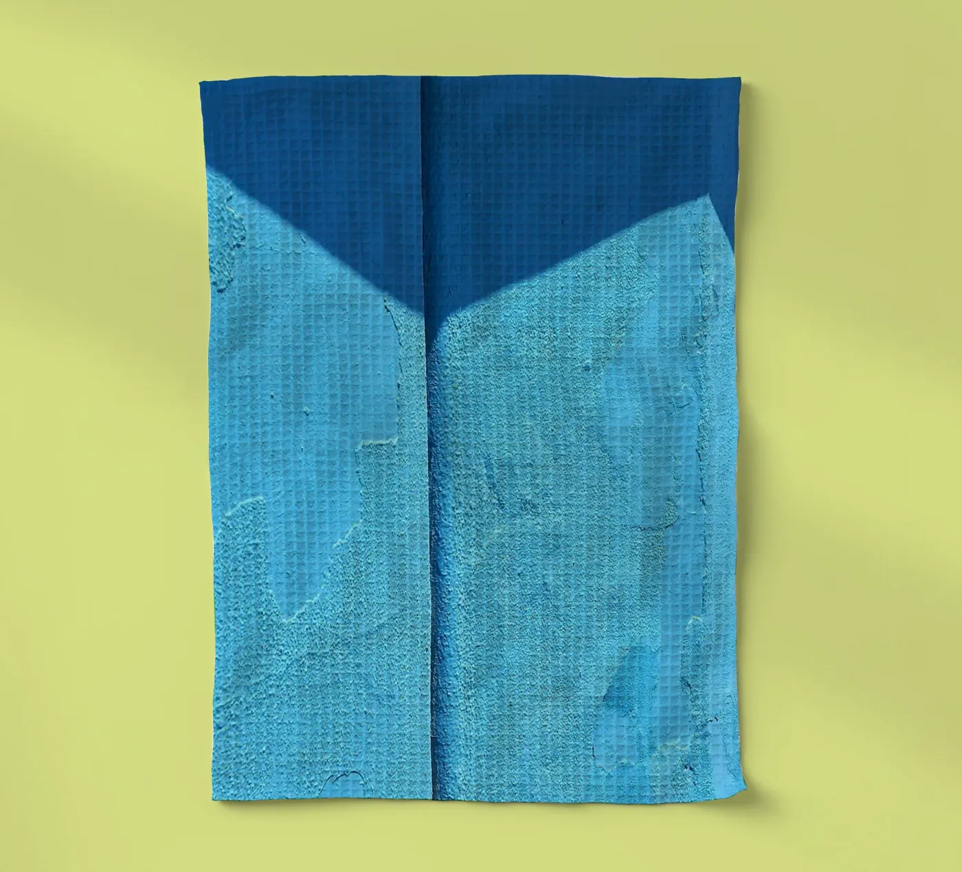 ombre murale torchon de Bleu