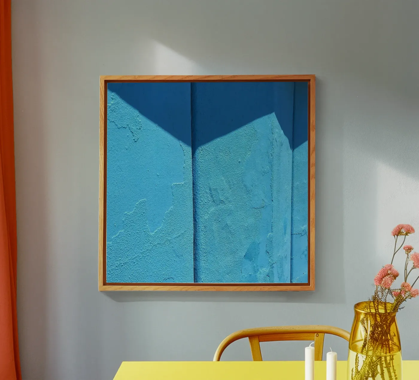 muurschaduw acryl van Bleu