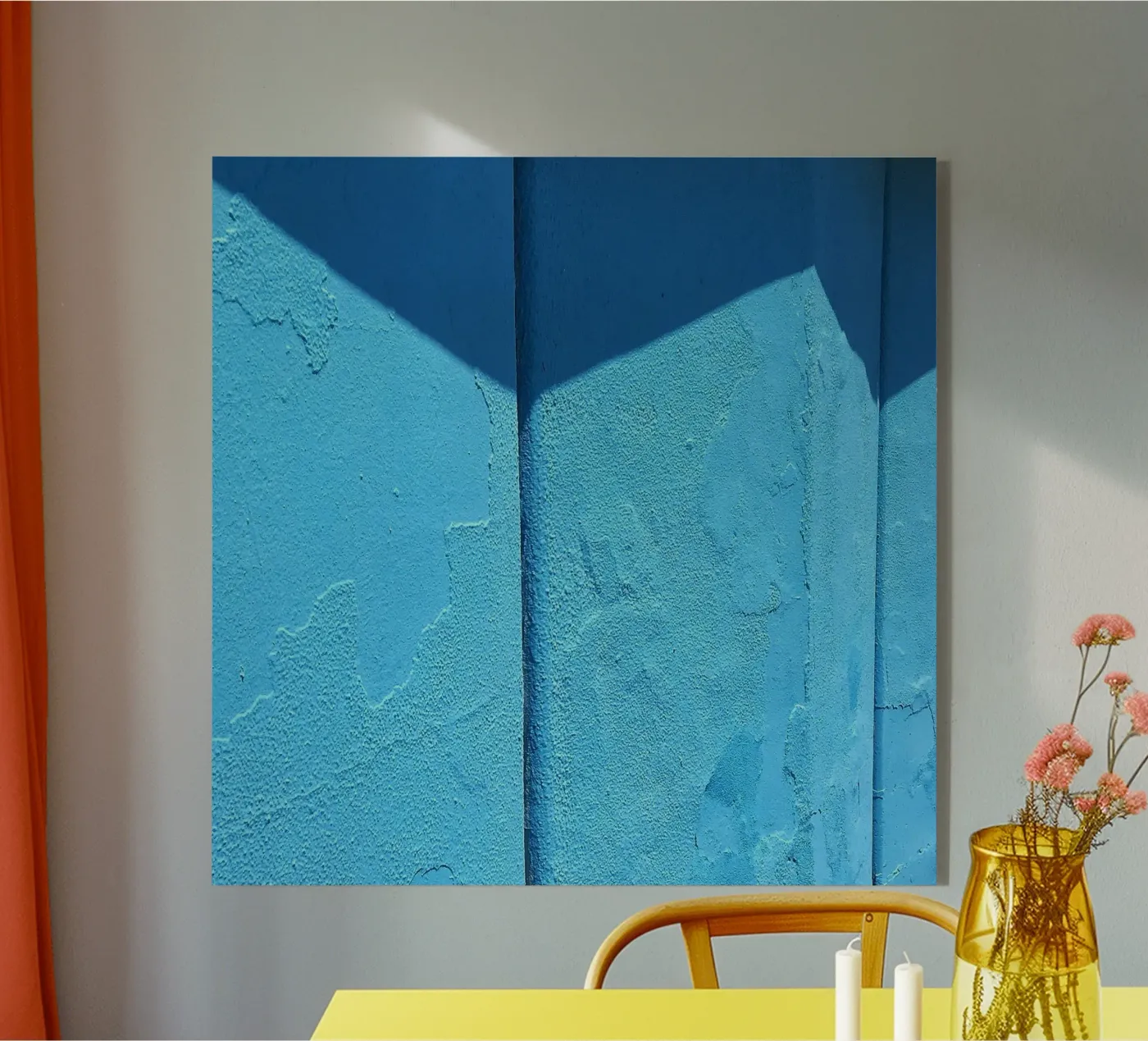 muurschaduw acryl van Bleu