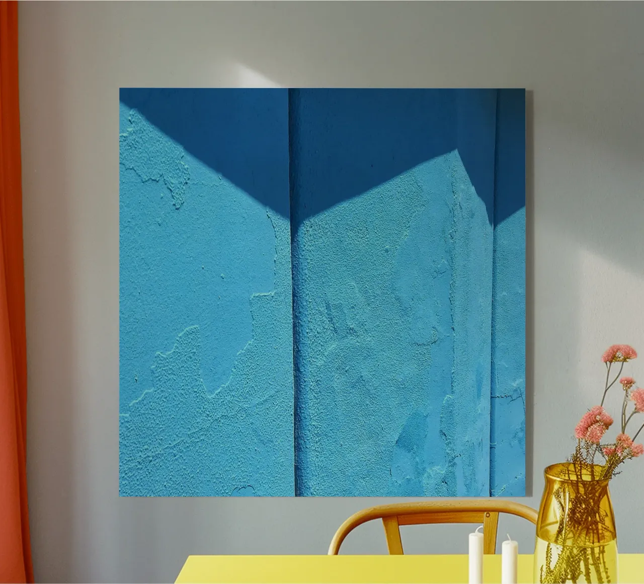 wall shadow plexiglas de Bleu