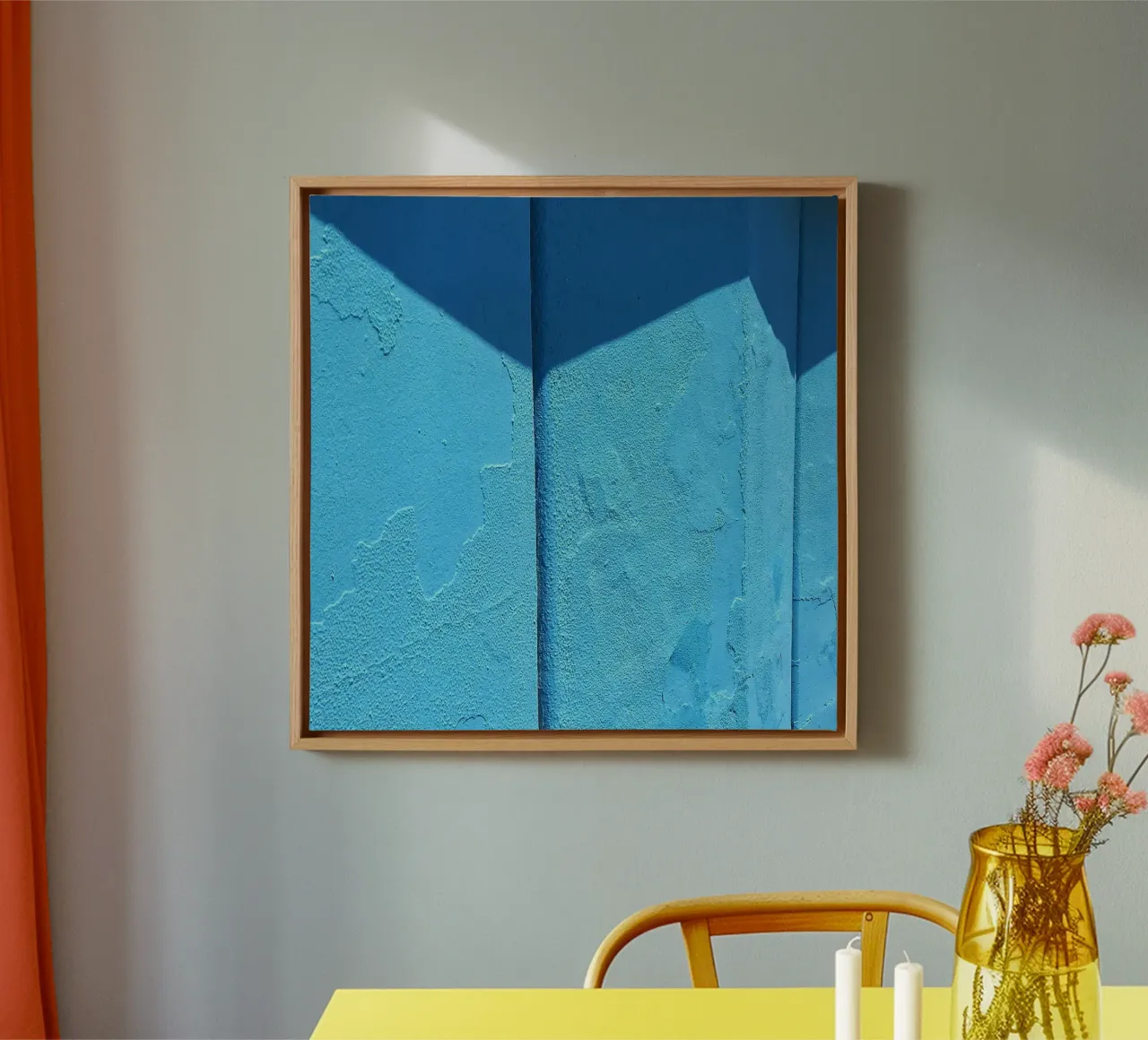 wall shadow canvas by Bleu