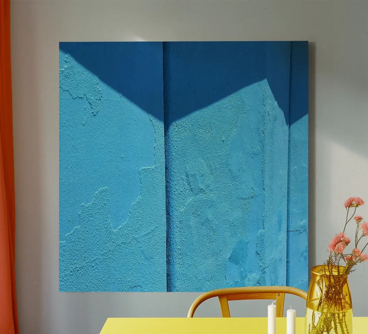 wall shadow canvas by Bleu