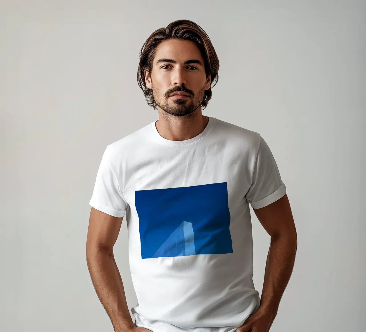 parete minima t-shirt da Bleu