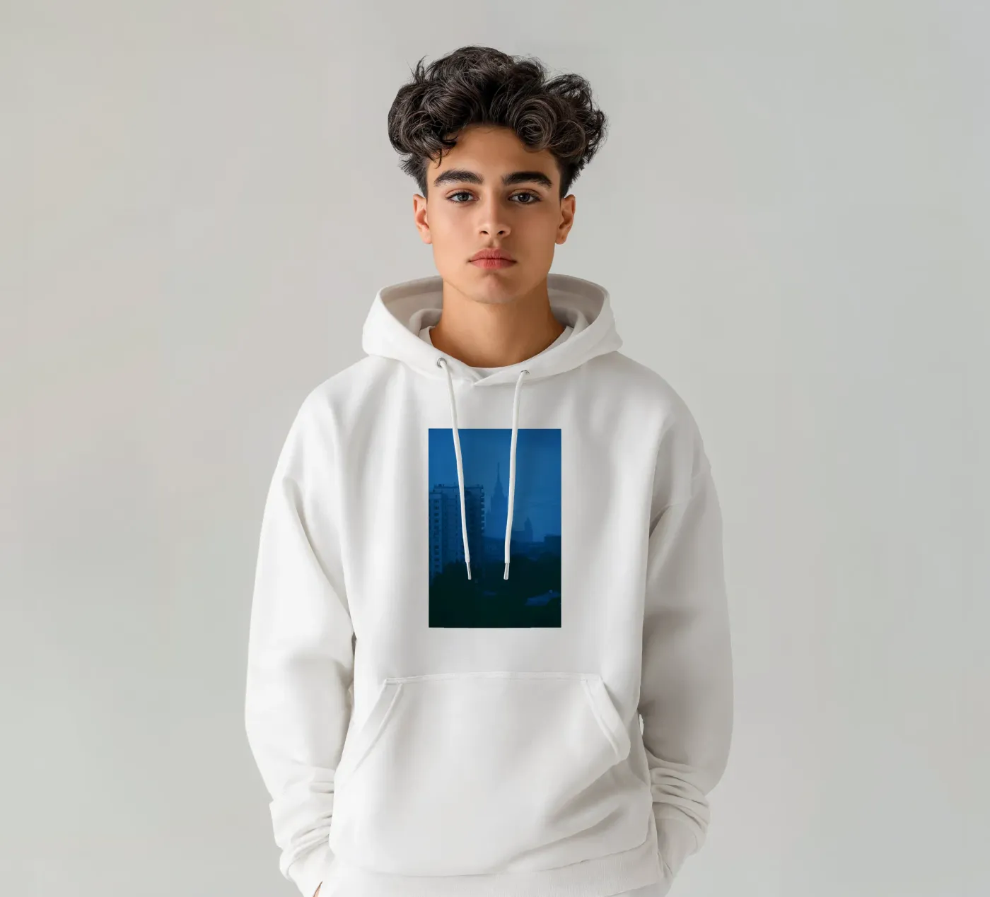 building rise hoodie by Bleu