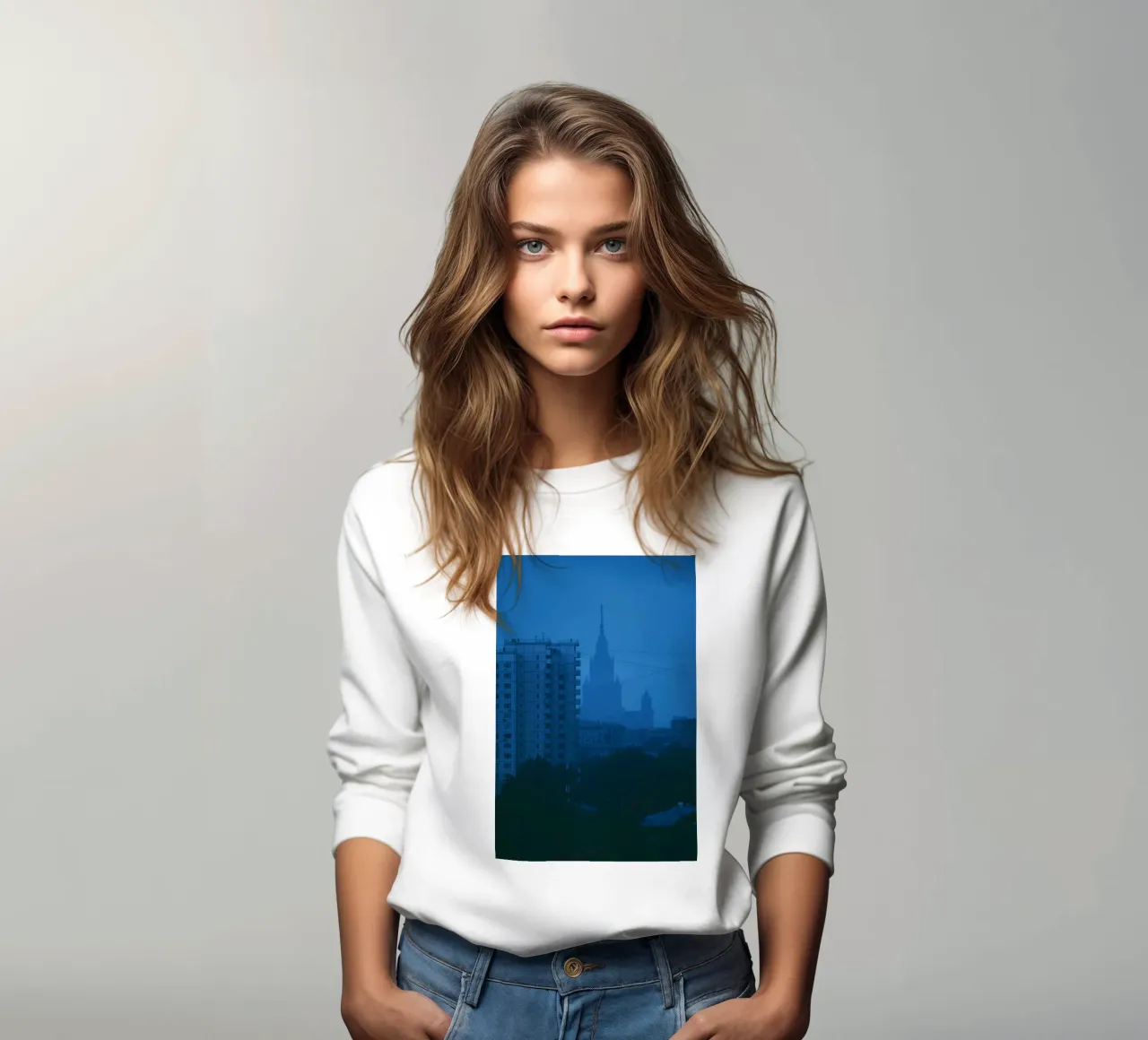 aumento dell'edificio felpa da Bleu