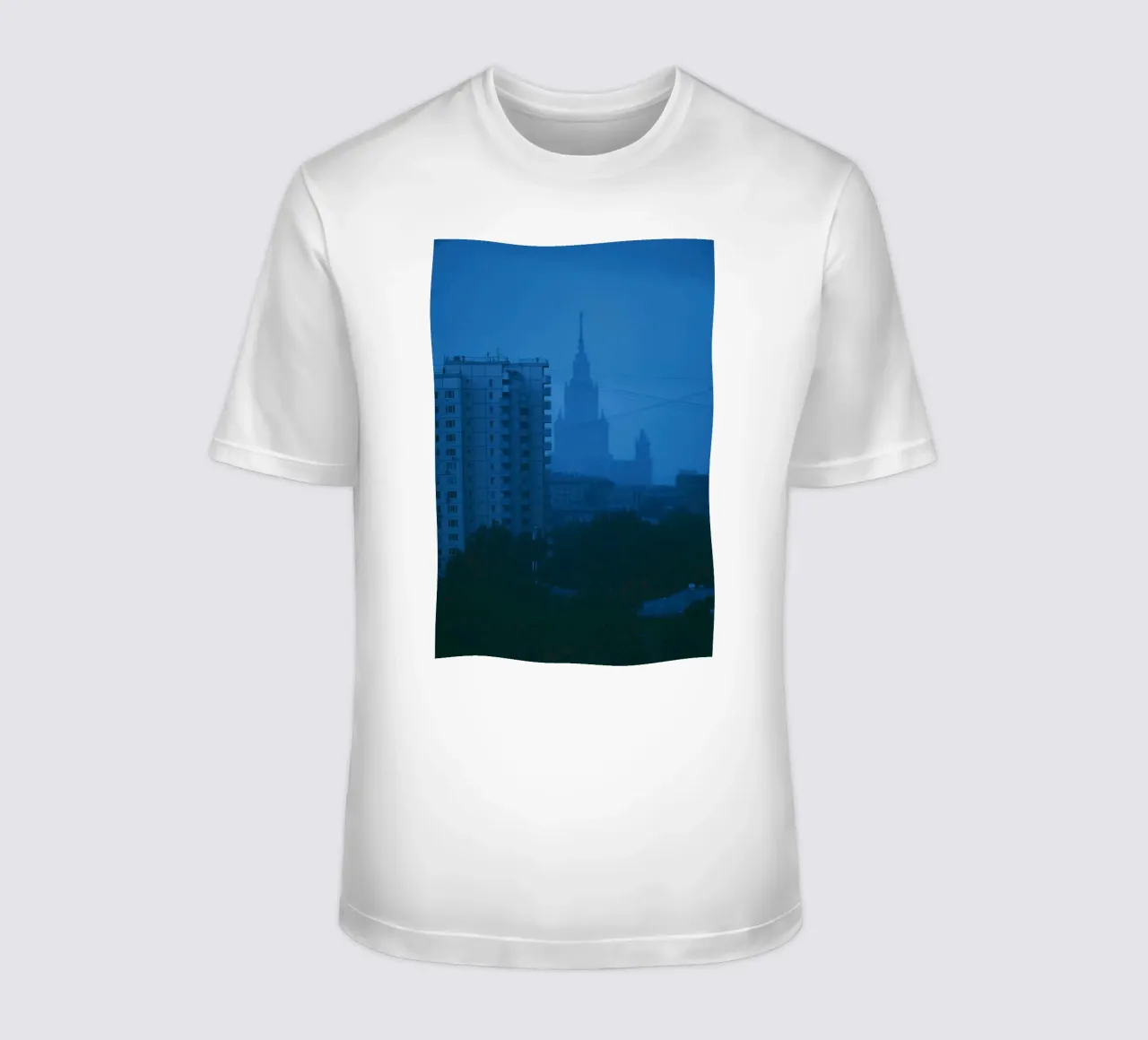 aumento dell'edificio t-shirt da Bleu