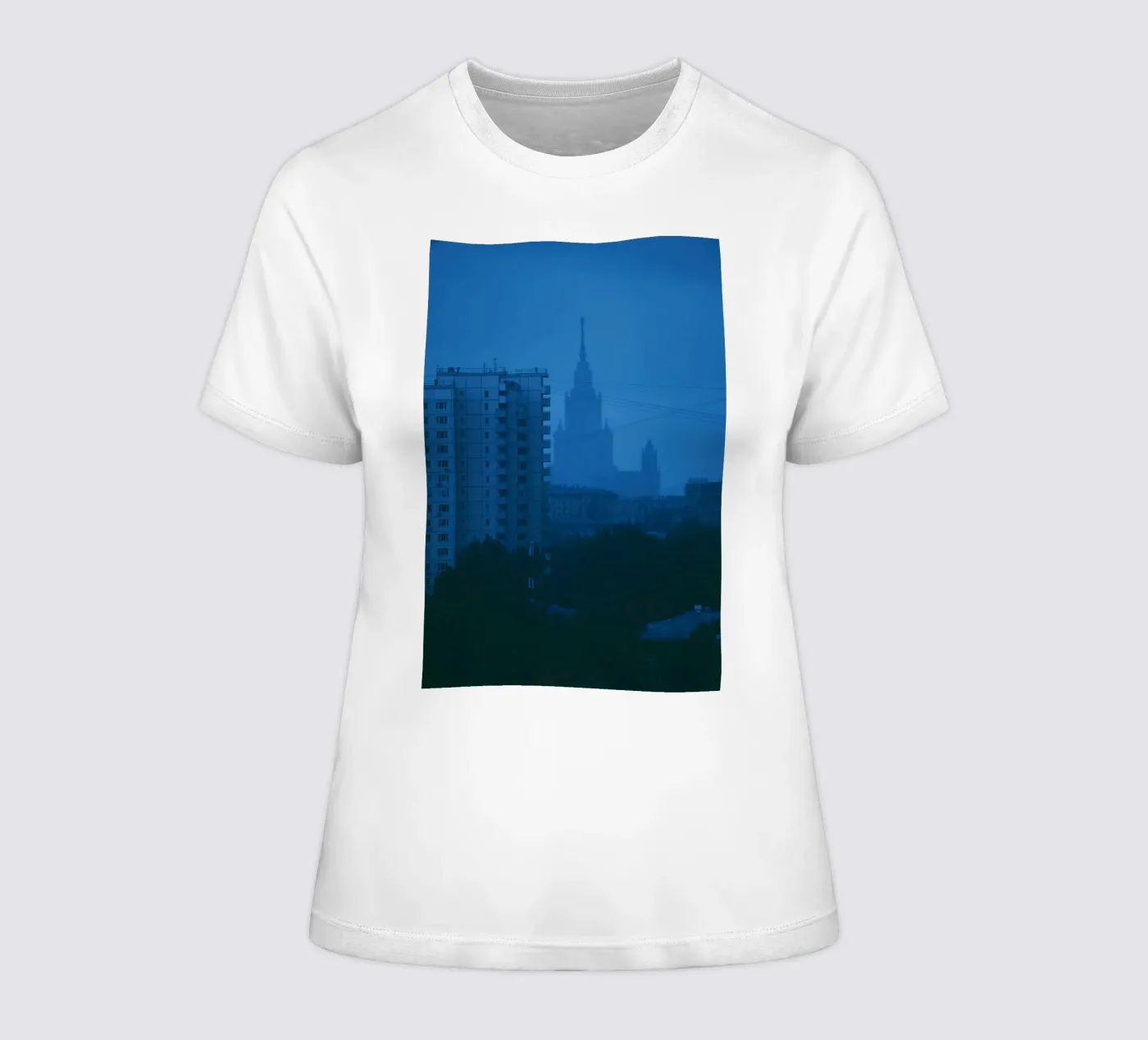 aumento dell'edificio t-shirt da donna da Bleu