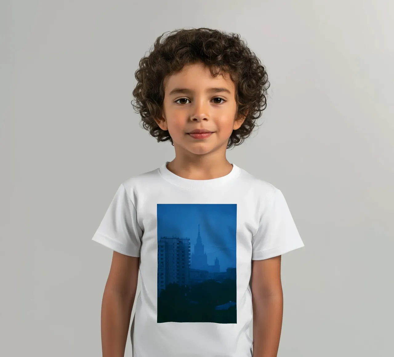 aumento dell'edificio t-shirt bambini da Bleu