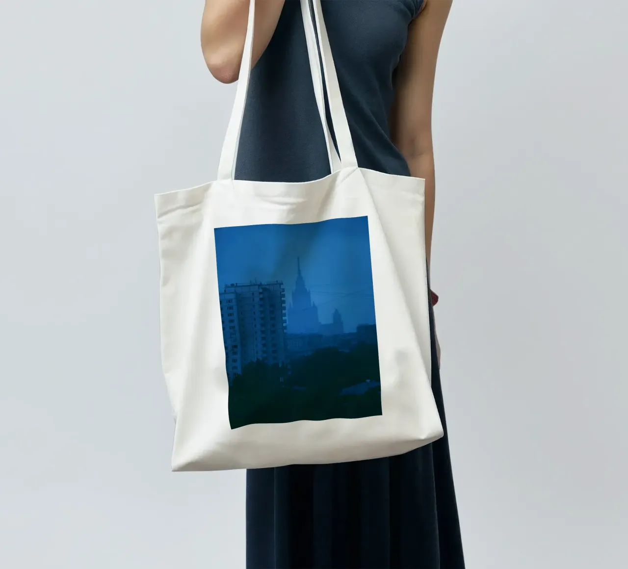 aumento dell'edificio borsa in juta da Bleu