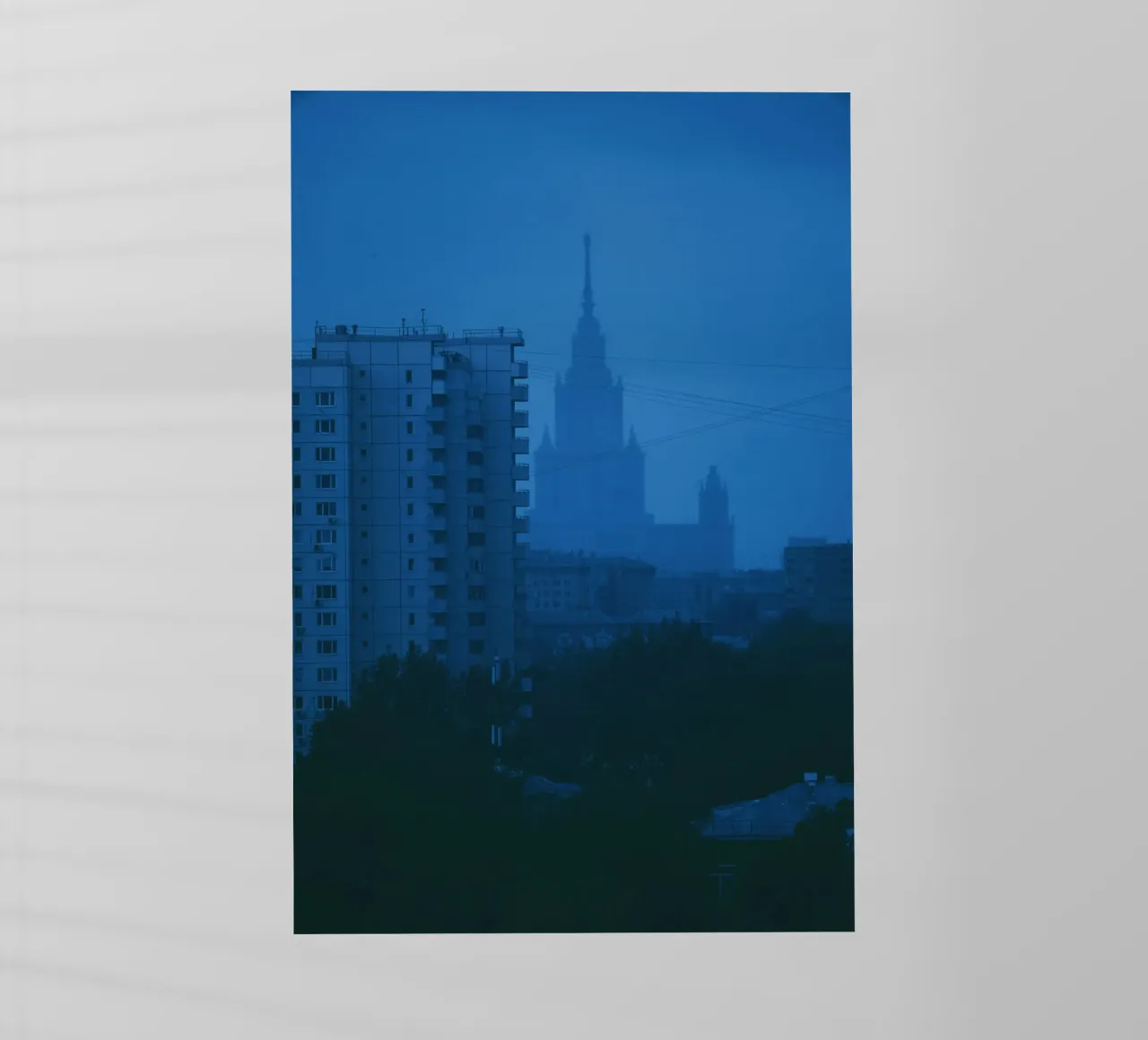 aumento dell'edificio pellicola backlit da Bleu