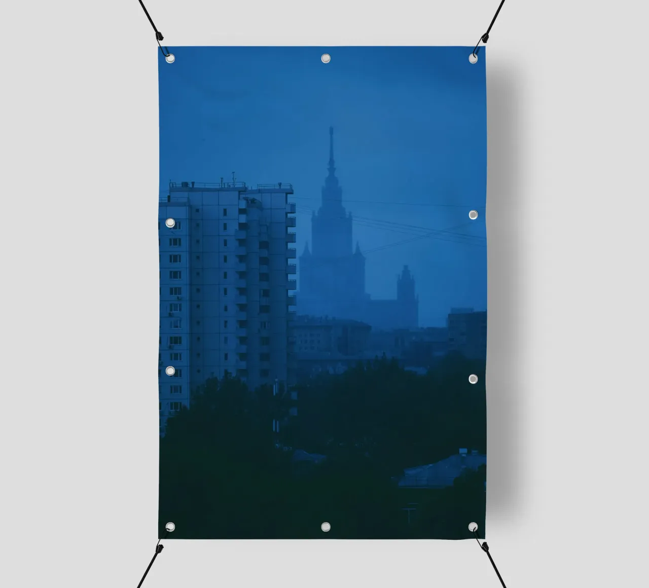 aumento dell'edificio telo in pvc da Bleu