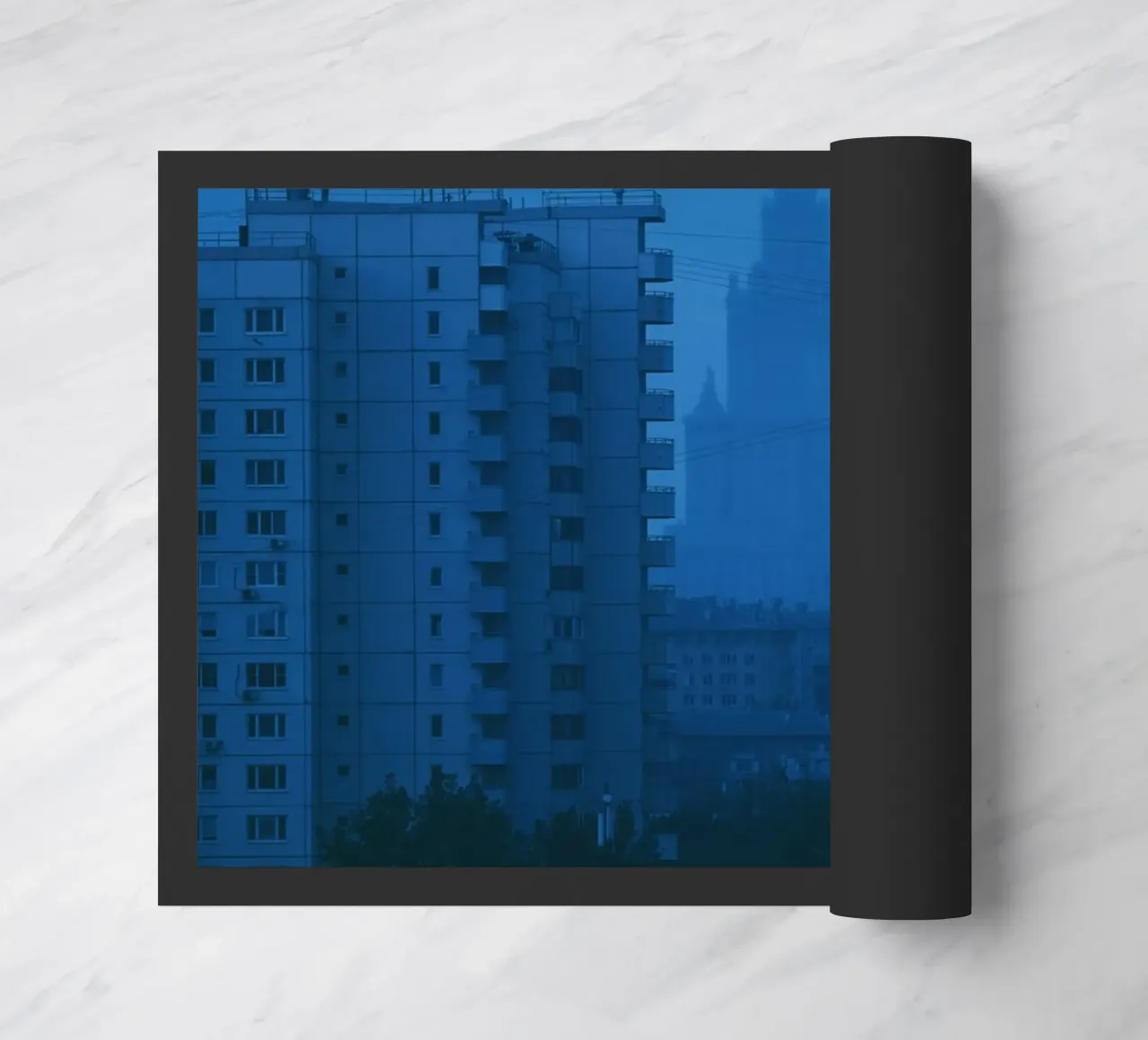 aumento dell'edificio zerbino da Bleu