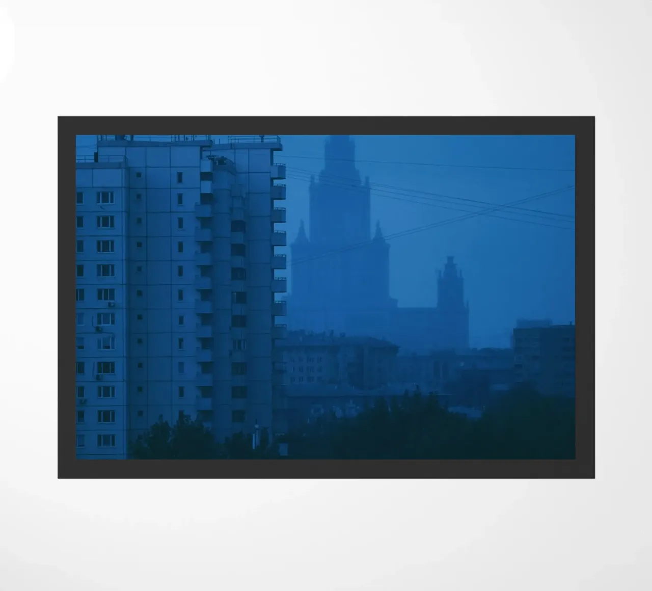 Gebäudeanstieg Fußmatte von Bleu