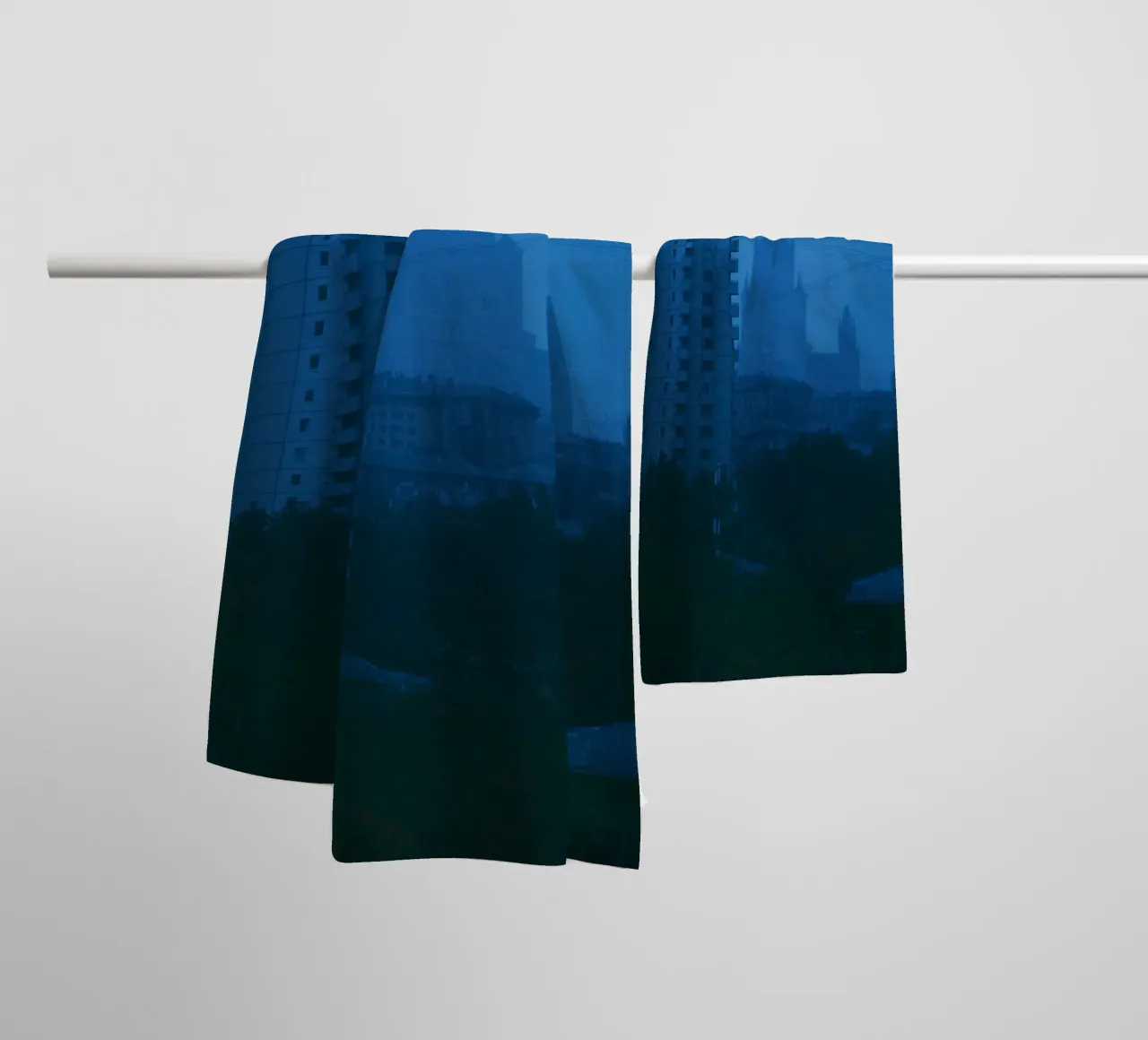 aumento dell'edificio asciugamano da bagno da Bleu