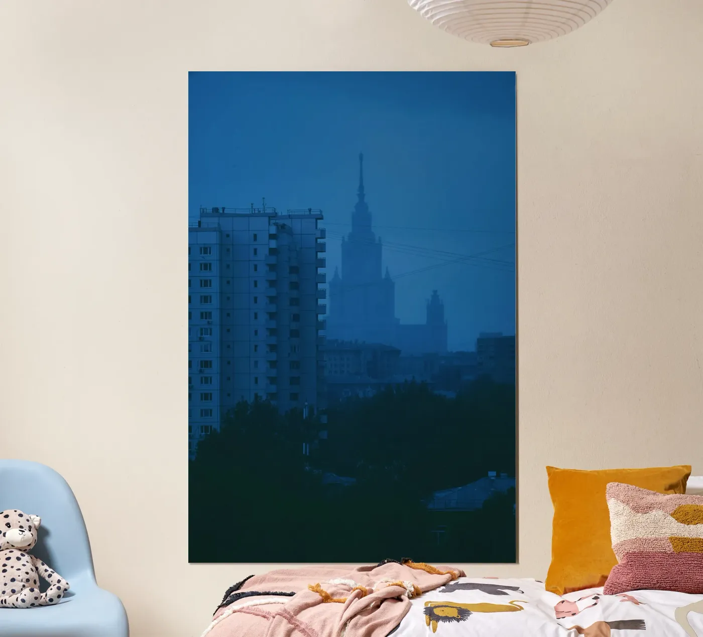 aumento dell'edificio poster da Bleu