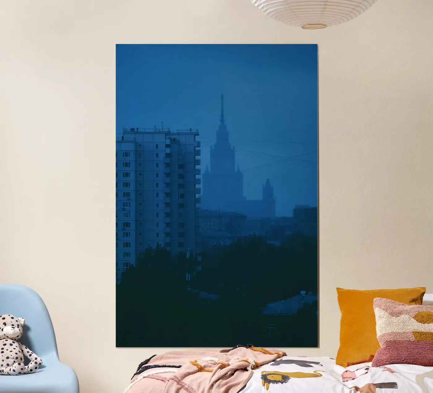 aumento dell'edificio poster da Bleu