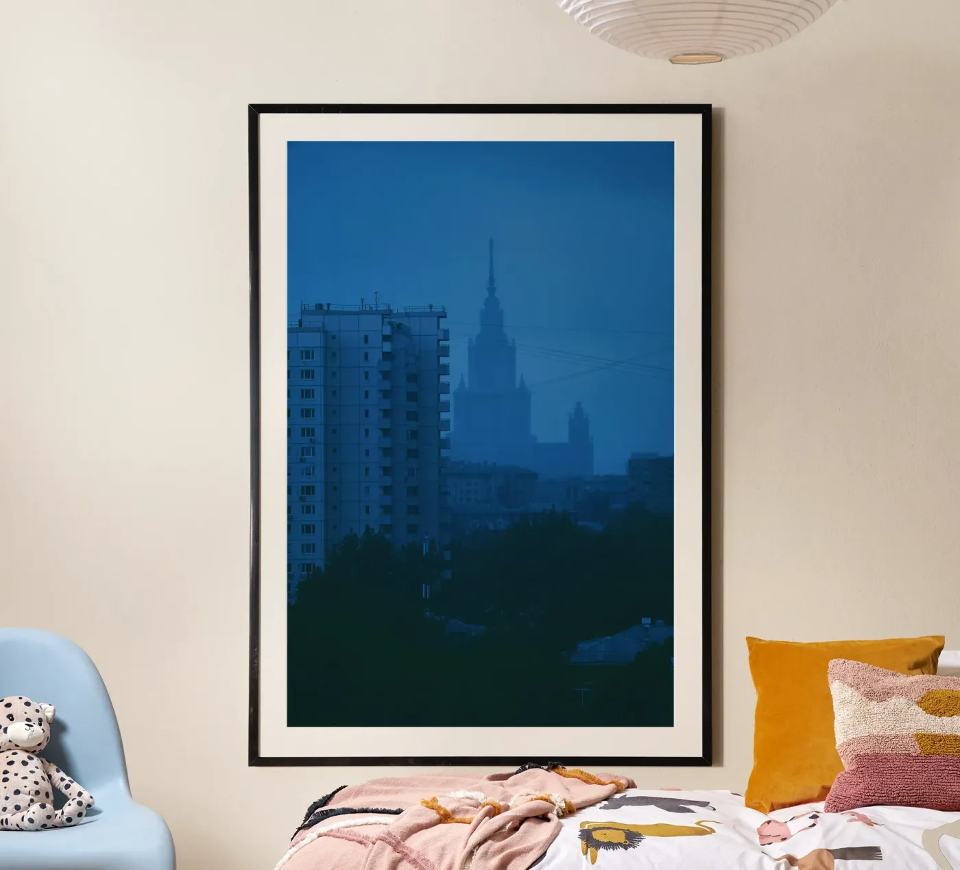 aumento dell'edificio poster da Bleu