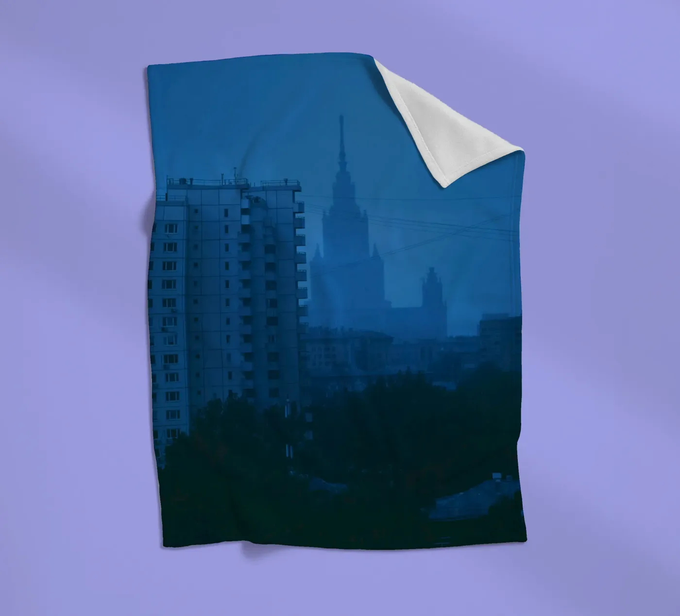 aumento dell'edificio coperta in pile da Bleu