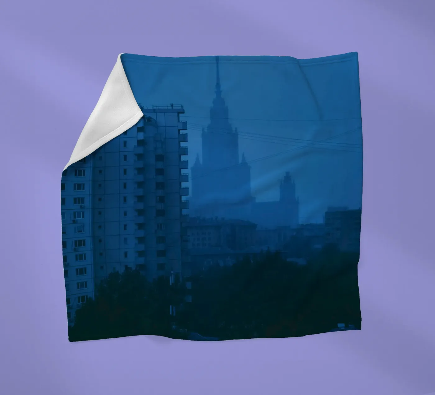 aumento dell'edificio coperta in pile da Bleu