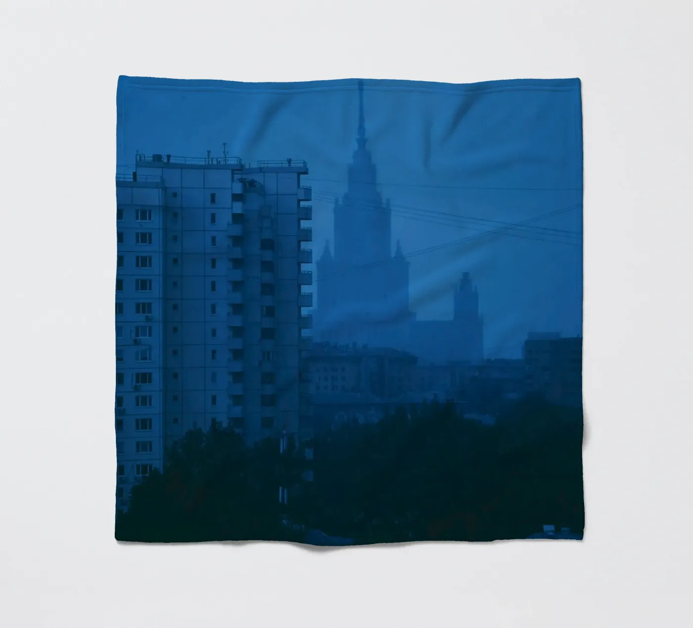 aumento dell'edificio coperta in pile da Bleu