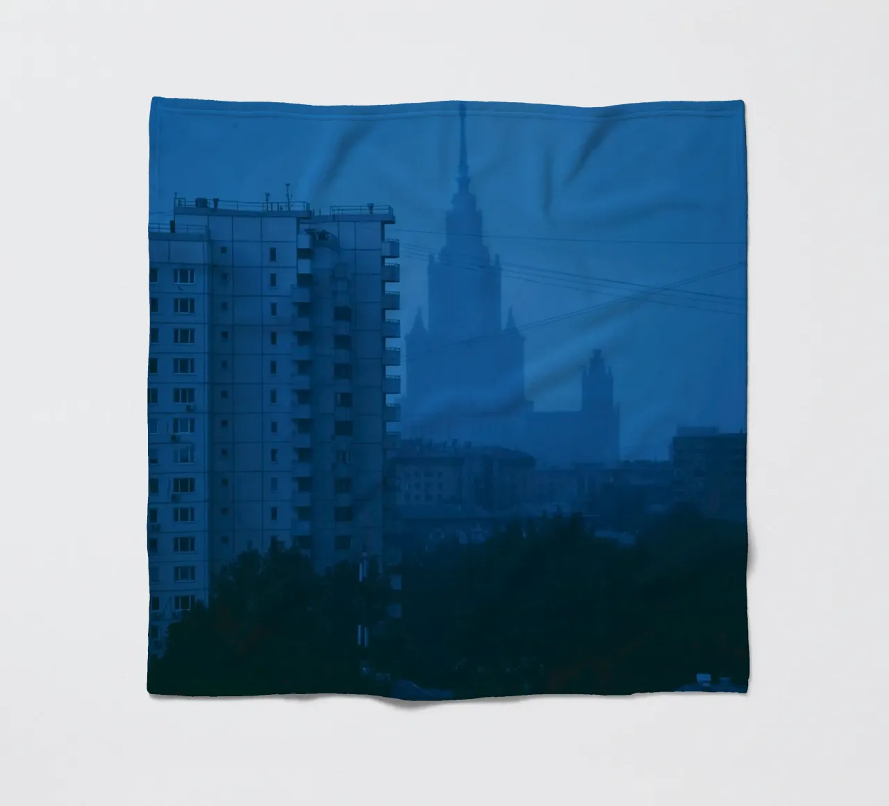 aumento dell'edificio coperta in pile da Bleu