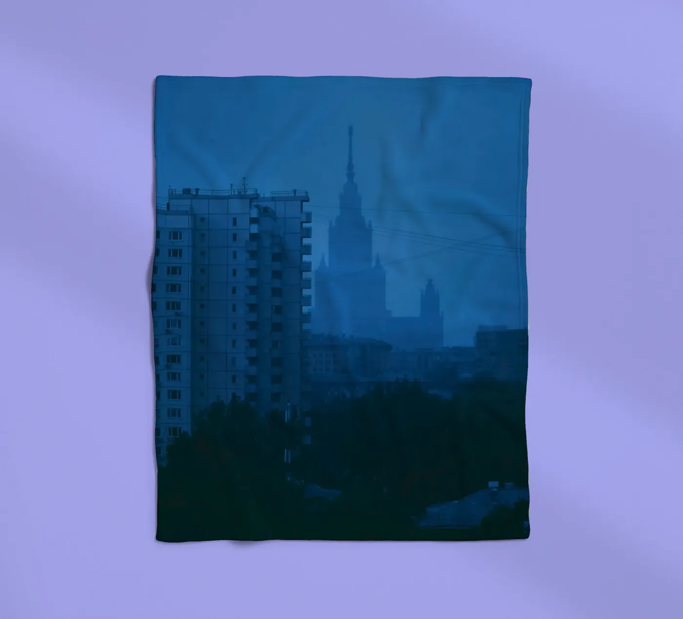 aumento dell'edificio coperta in pile da Bleu