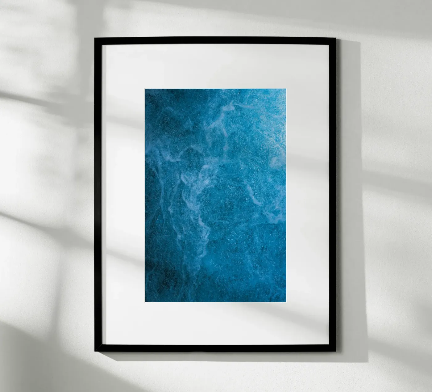 frost cold poster de Bleu