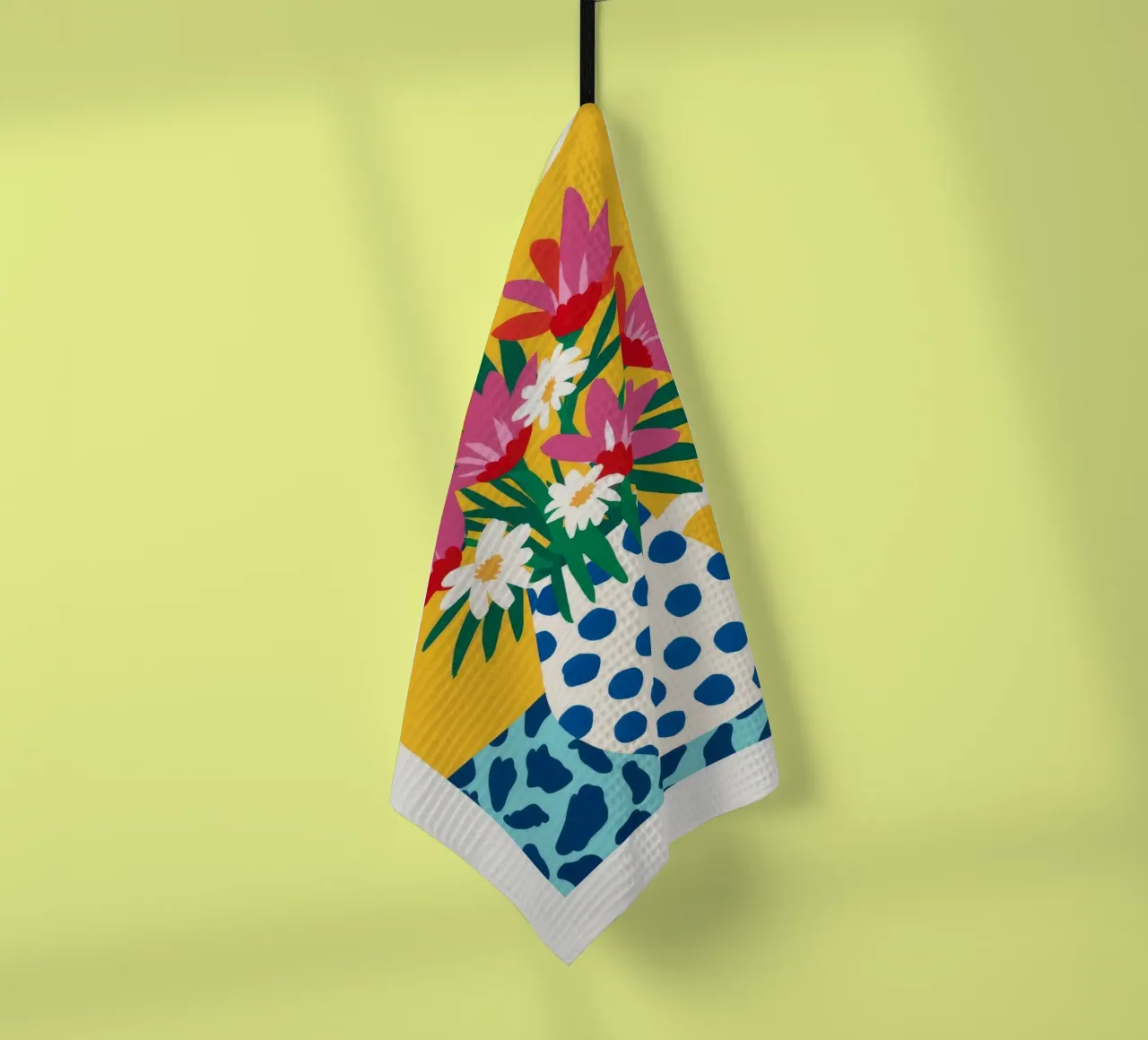 Pois floreale pop canovaccio da cucina da Terra Tone