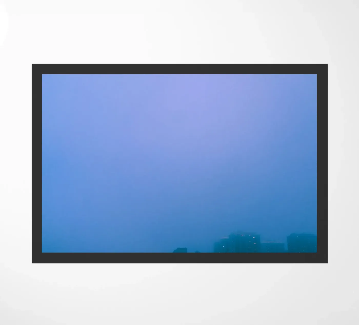 blauer Frieden Fußmatte von Bleu