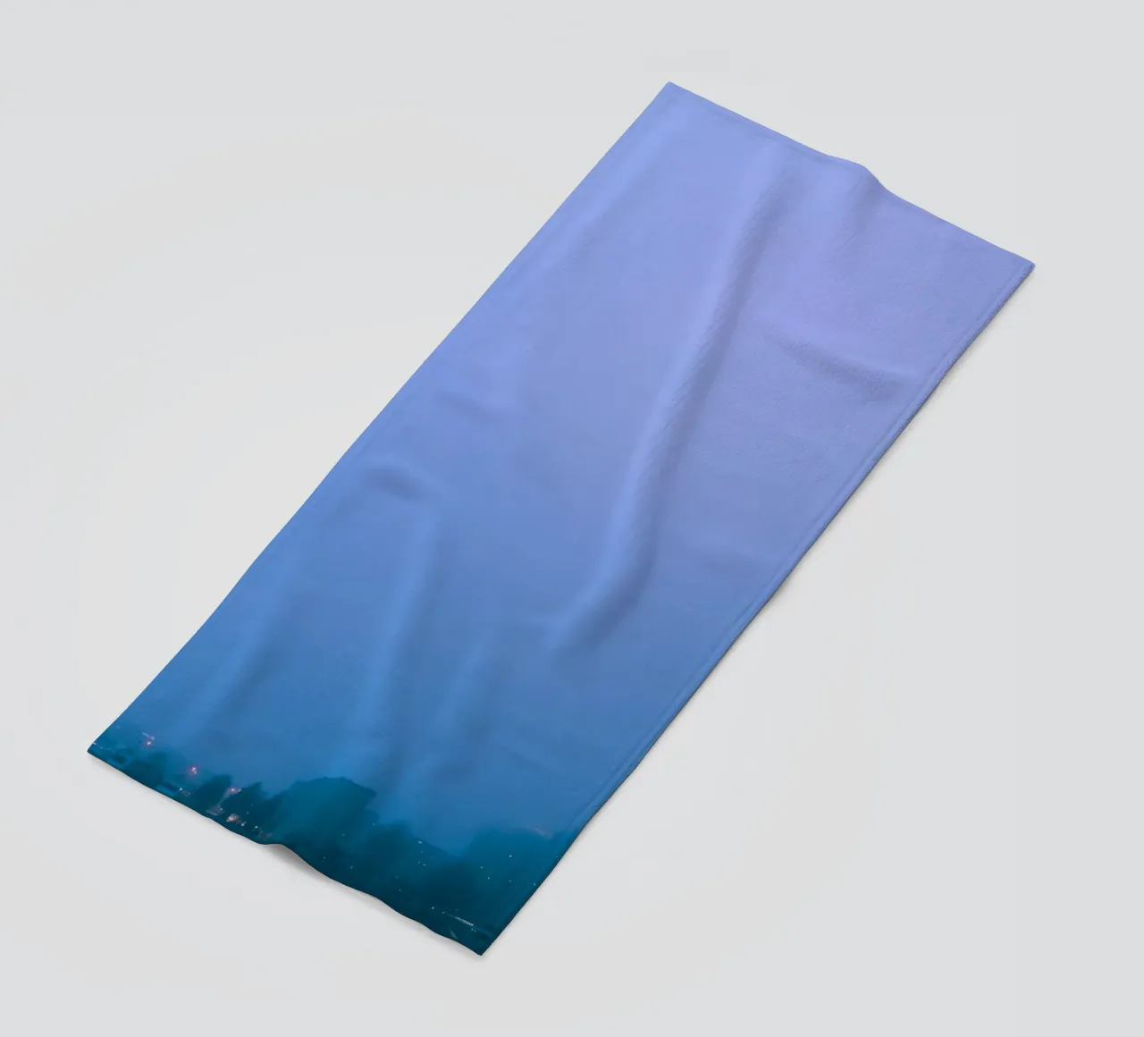 blue peace beach towel by Bleu
