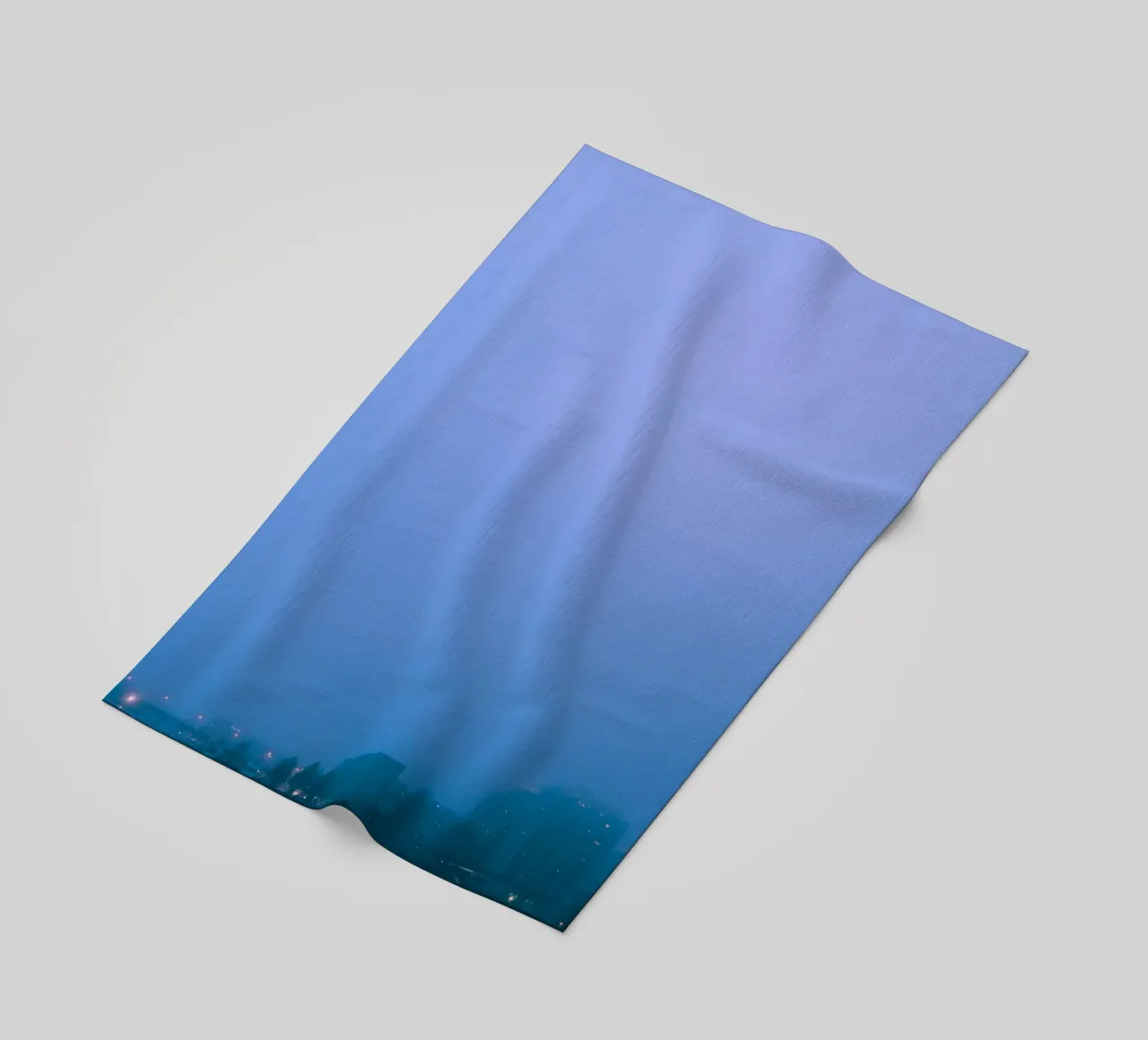 blue peace beach towel by Bleu