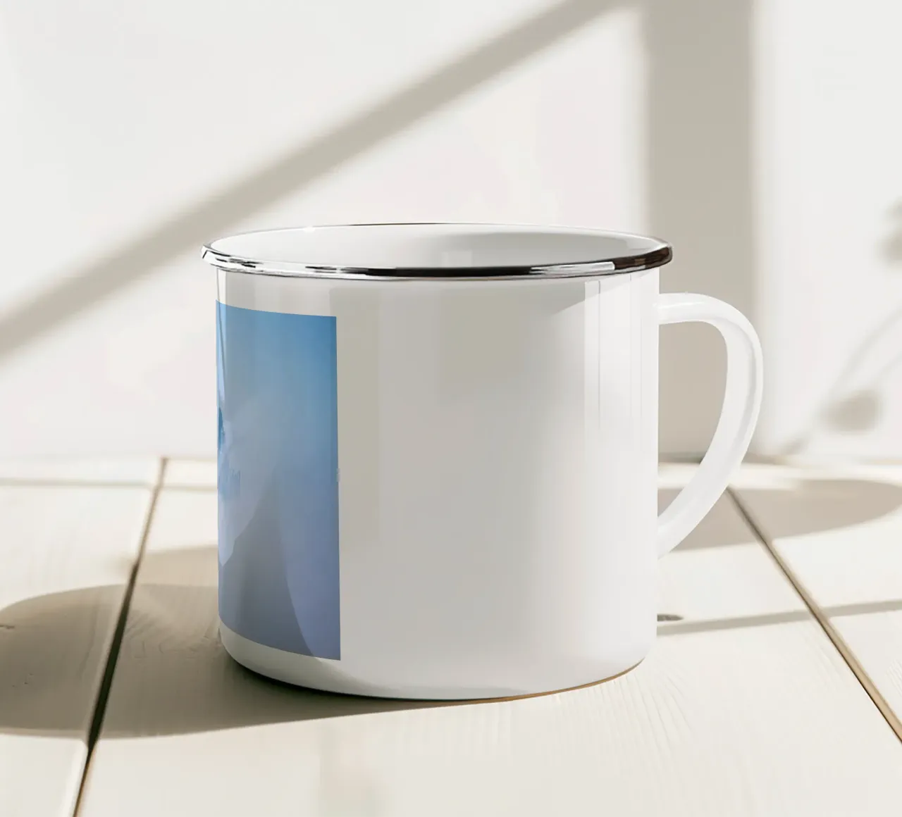 città delle guglie tazza in smalto da Bleu