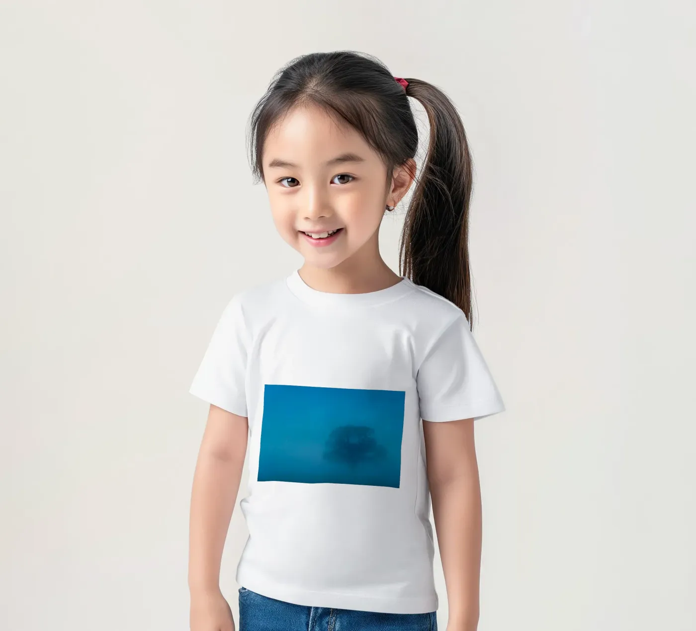 Nebelbaum Kinder T-Shirt von Bleu