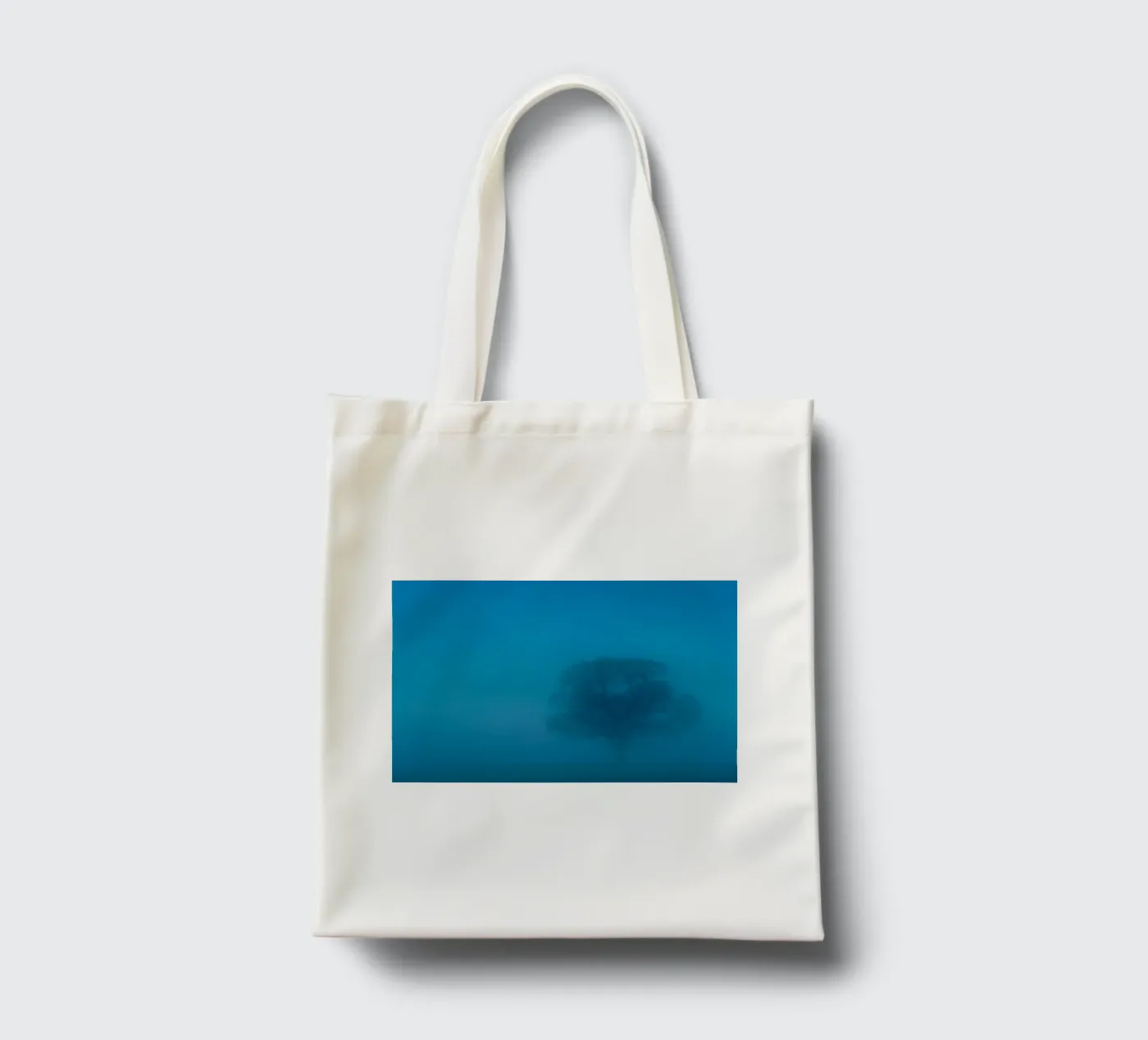 mist tree tote bag by Bleu